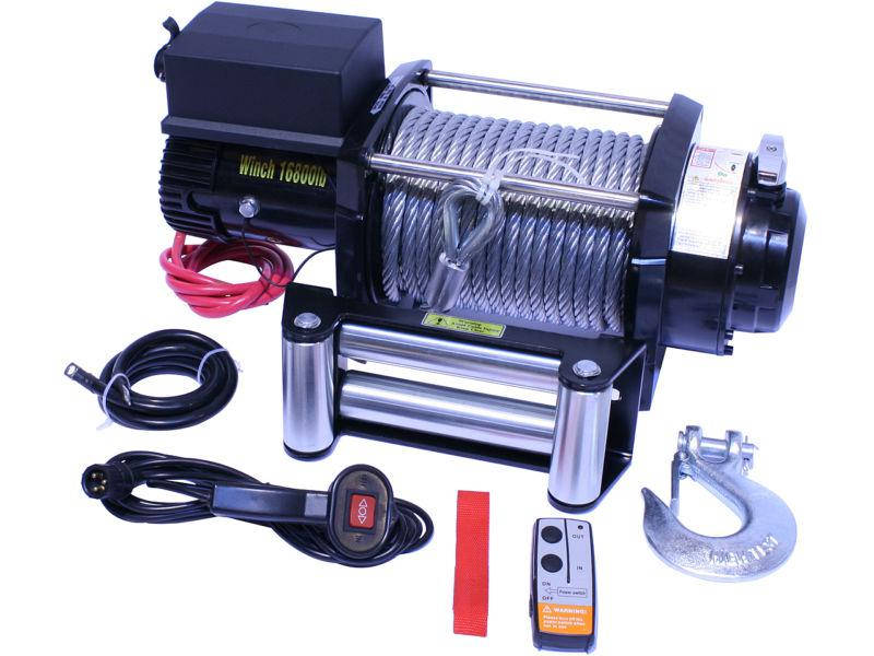 

Лебедка эвакуаторная 24В, 7636 кг, Electrik Winch