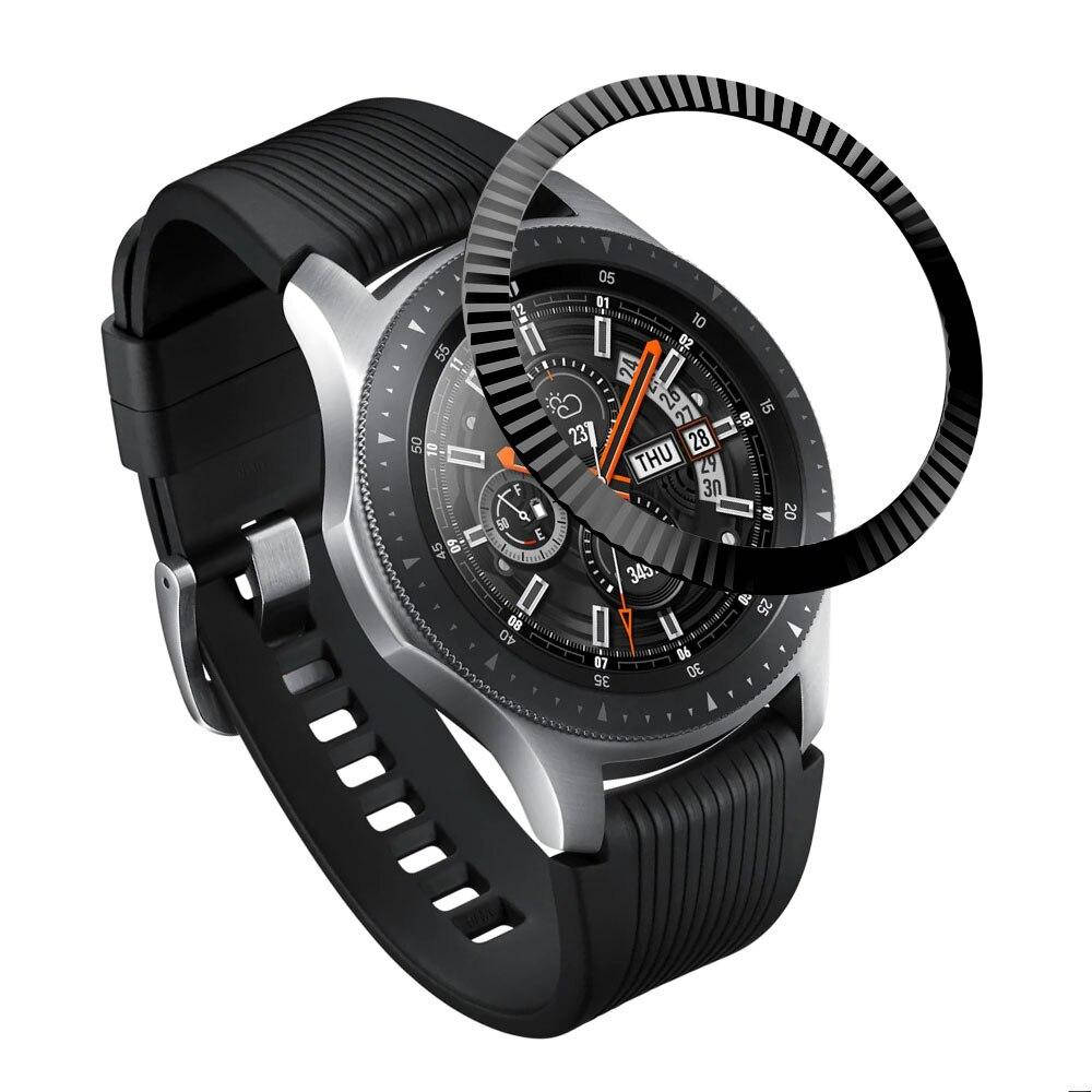 

Защитный безель для Samsung Gear S3/ Galaxy Watch 46mm. Черный Черный. Универсальный