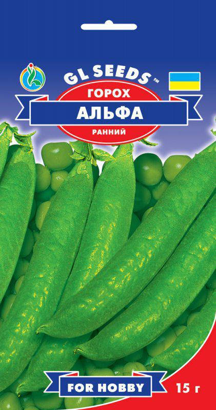 

Горох овощной Альфа урожайный ранний неприхотливый очень вкусный, упаковка 10 г