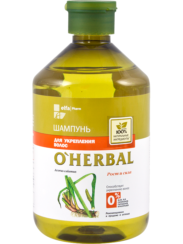 

Шампунь для укрепления волос O'HERBAL 500мл