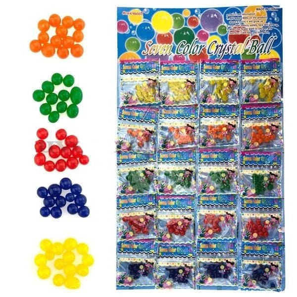 

Гидрогель для цветов и декора набор 20 шт