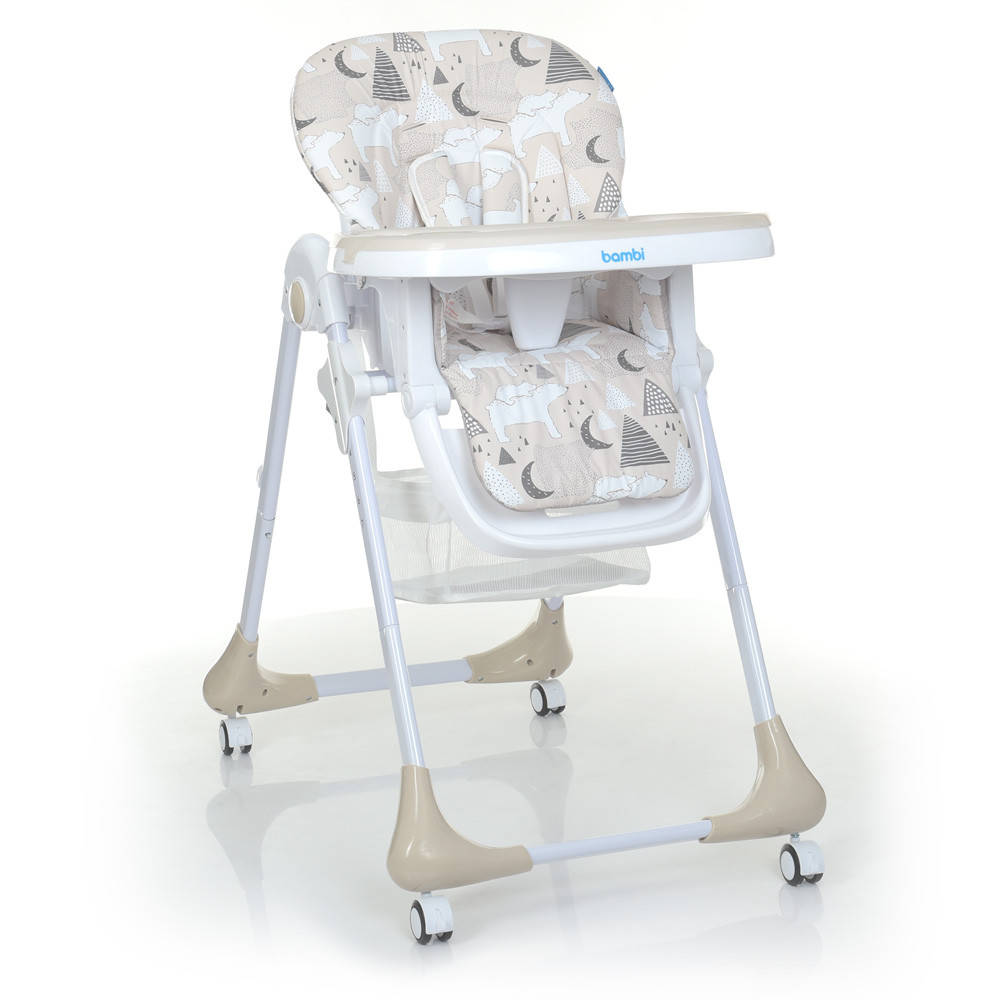 

Стульчик для кормления M 3233 Mommy Bear Beige бежевый