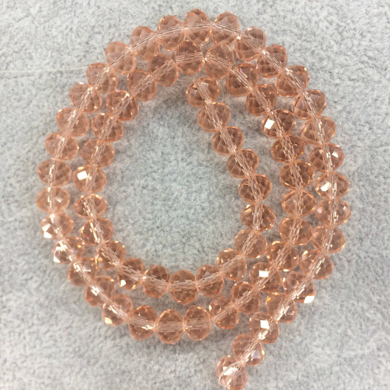 

Стекло 8 мм 70 шт персиковый