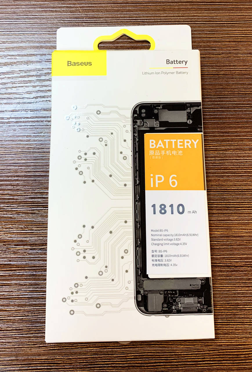 

Аккумуляторная батарея на Apple iPhone 6 фирмы Baseus 1810 mAh