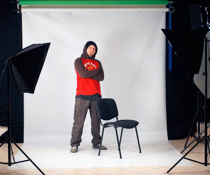 

2.5*5м ФотоФон Виниловый с карманом под перекладину и люверсами - белый Super Matt VINIL BD-PRO Premium фон