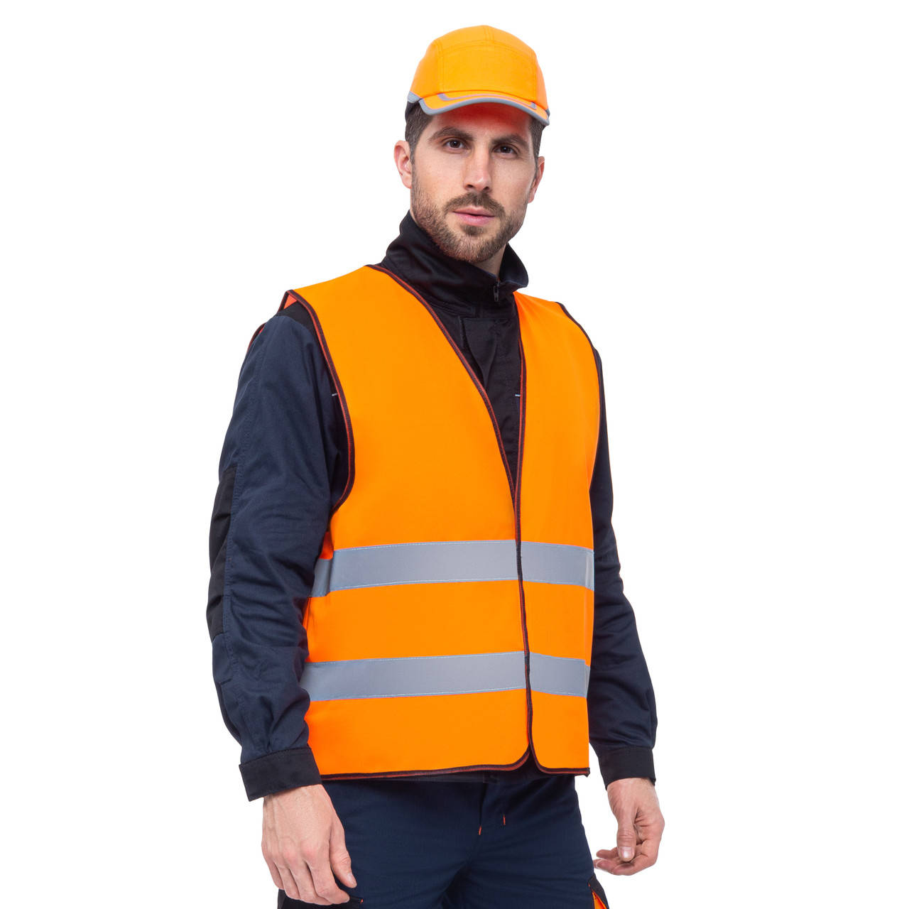 

Жилет сигнальный оранжевый с 2-мя с/о полосами CXS GUSTAV