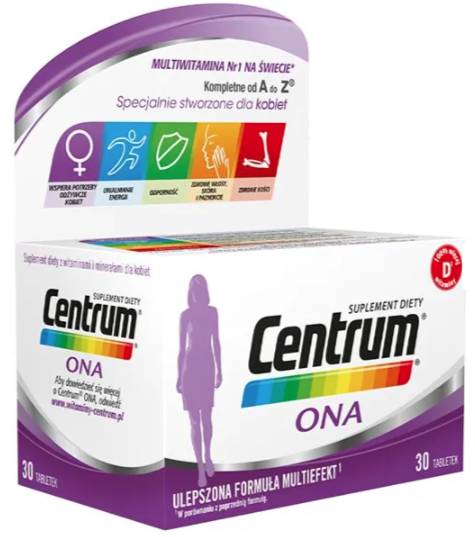 

Centrum ONA Центрум ОНА Витамины Для Женщин Австрия 30 таблеток