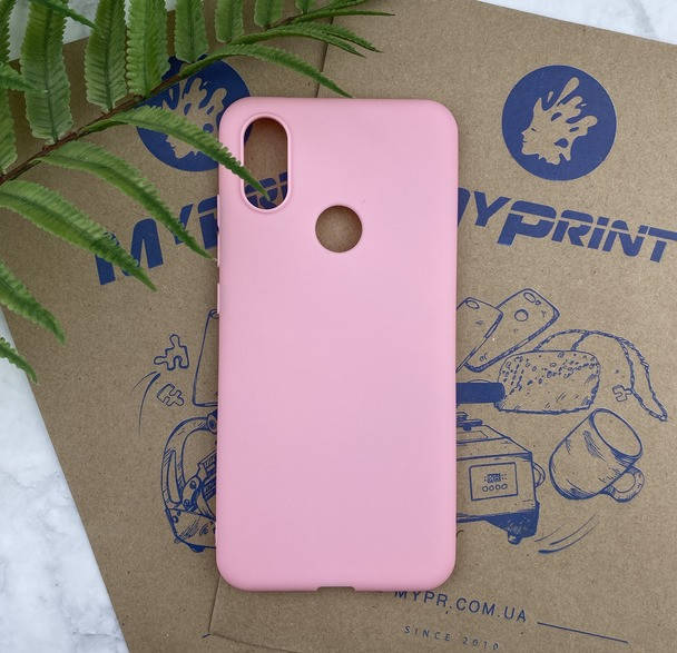 

Чехол силиконовый для Xiaomi MI A2 / MI 6X розовый (5160)