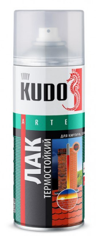 

Лак термостойкий бесцветный +250°С, KUDO 9006