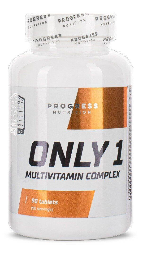 

Витамины и минералы Only 1 90 таб Progress Nutrition