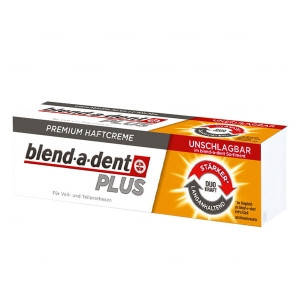 

BLENDADENT Plus Dual Power, Extra Stark, Клей для протезов, 40г