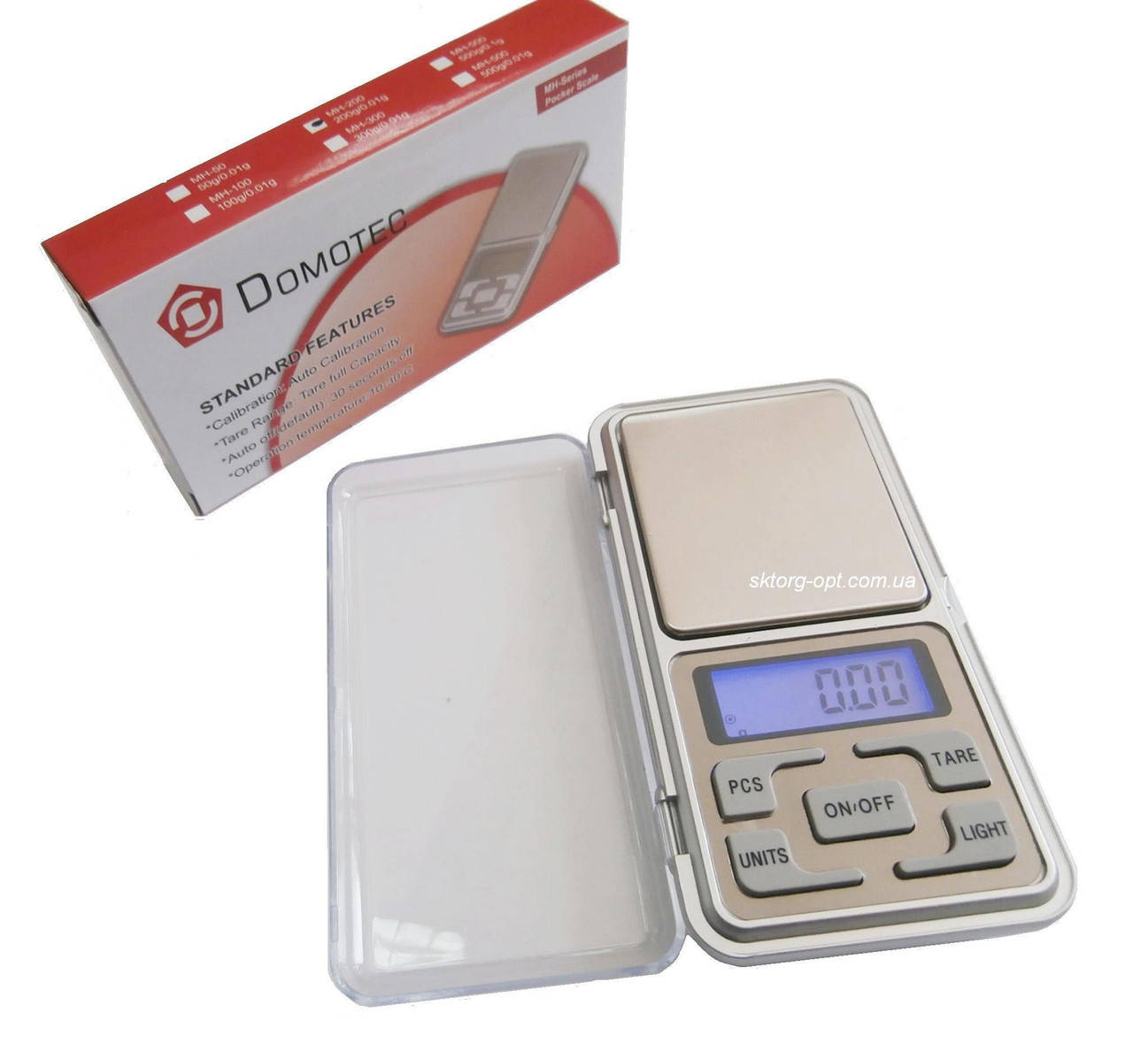 

Весы ювелирные 200 г. Domotec (0,01 г.)