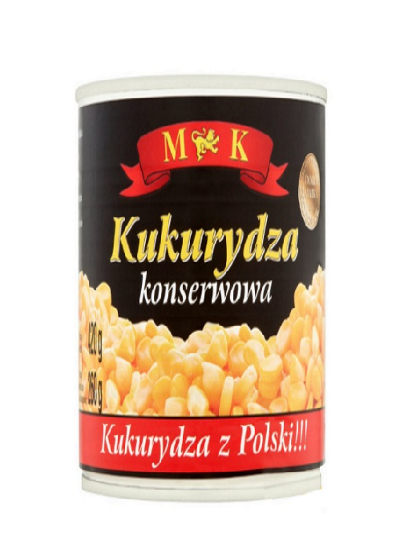 

Кукуруза консервированная M&K 400 g