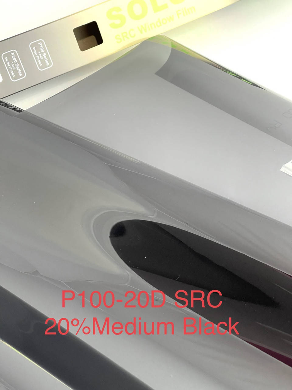

Р100 SRC 20%Medium Black тонировочная плёнка Solux : 50смх3м, Черный
