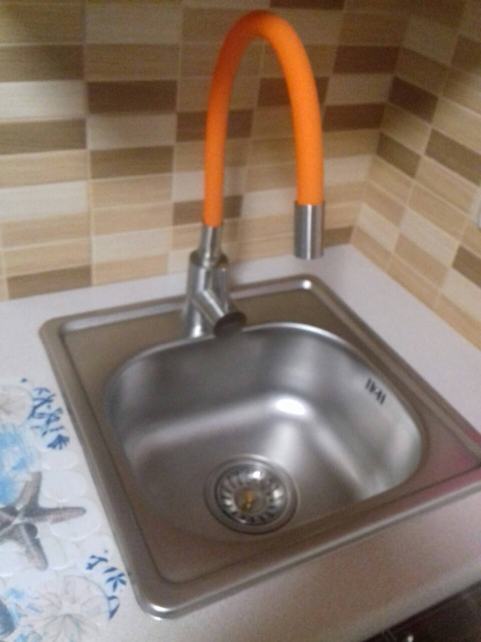 

Врезная кухонная мойка Galaţi (Eko) Mala Satin 3838 квадратная