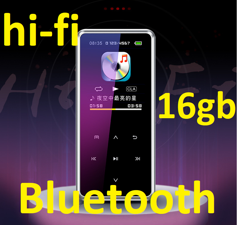 

Плеер MP3 JNN M12 Bluetooth 16gb HI FI Original серебристый