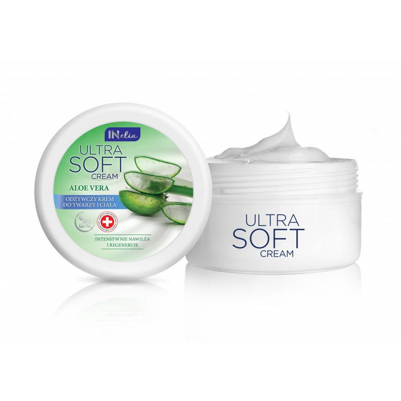 

Крем Inelia ULTRA SOFT aloe vera для лица и тела с экстрактом алое