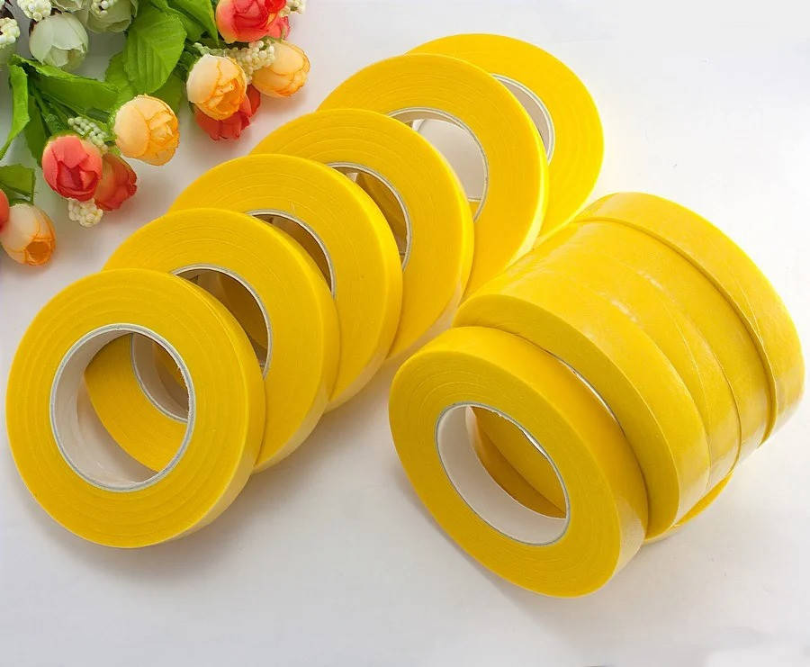 

Флористическая тейп-лента 30 метров (12мм ширина), Желтый