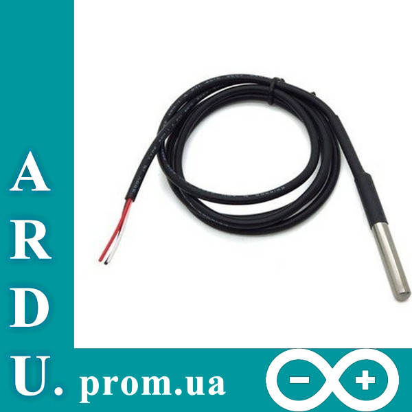 

Датчик температуры DS18b20, герметич, 1 метр [#F-5]
