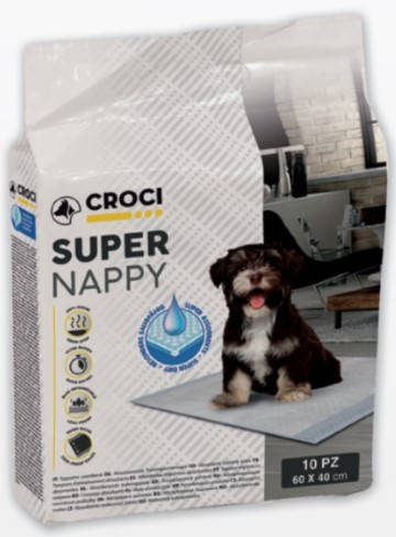 

Пеленки для собак Croci Super Nappy 50шт (60 x 40см)