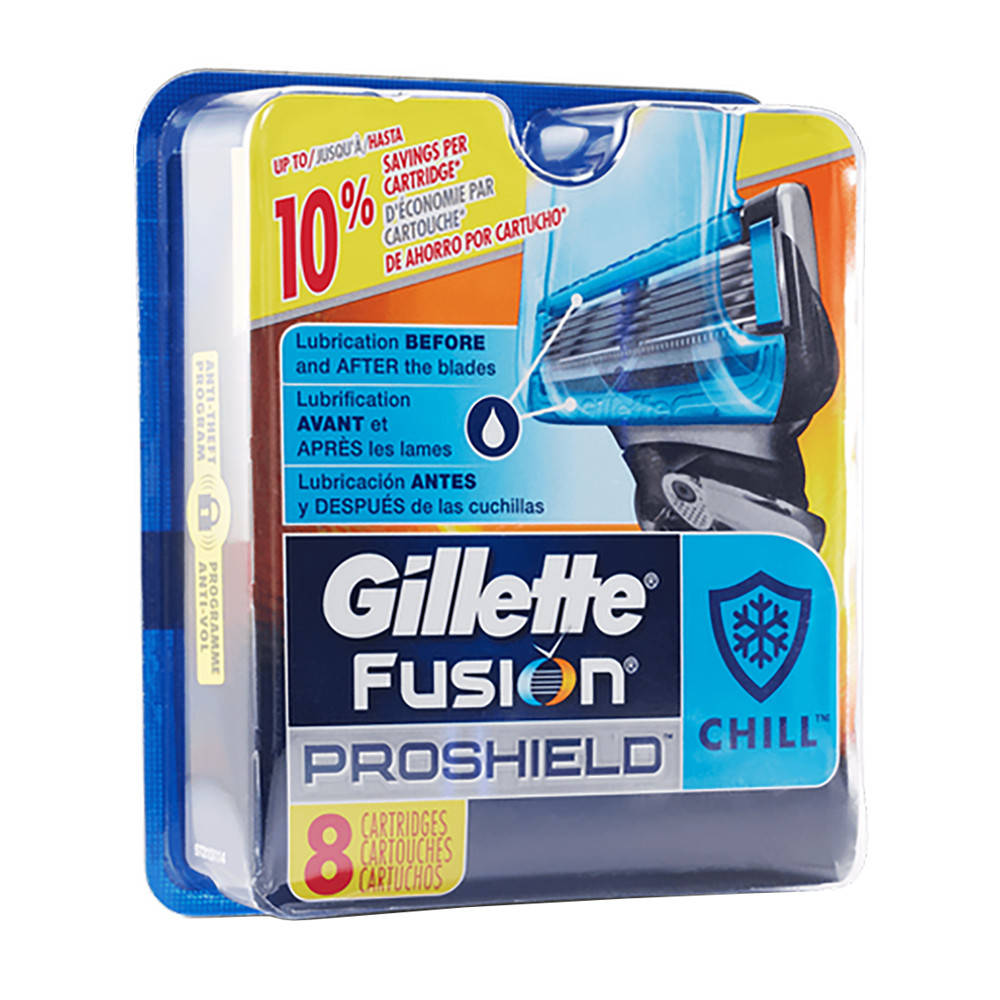 

Сменные картриджи Gillette Fusion Proshield Chill 8 шт (4902430651158)