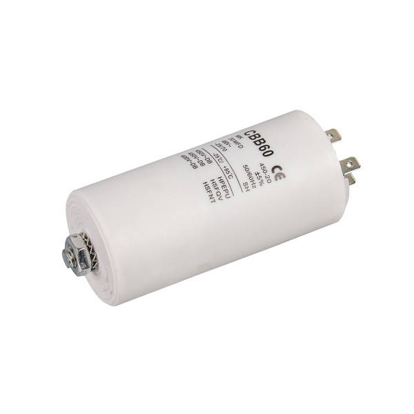 

Пусковой конденсатор для стиральных машин CBB60 30uF 450V (code: 18584)