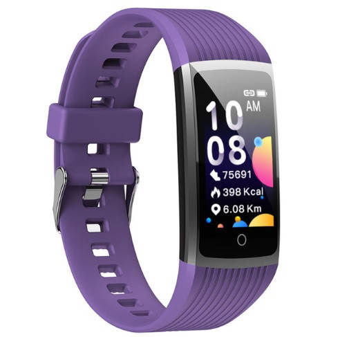 

Фитнес-браслет с измерением пульса и давления Smart Band R12 Фиолетовый