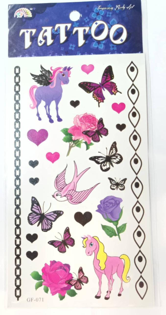 

Временное тату