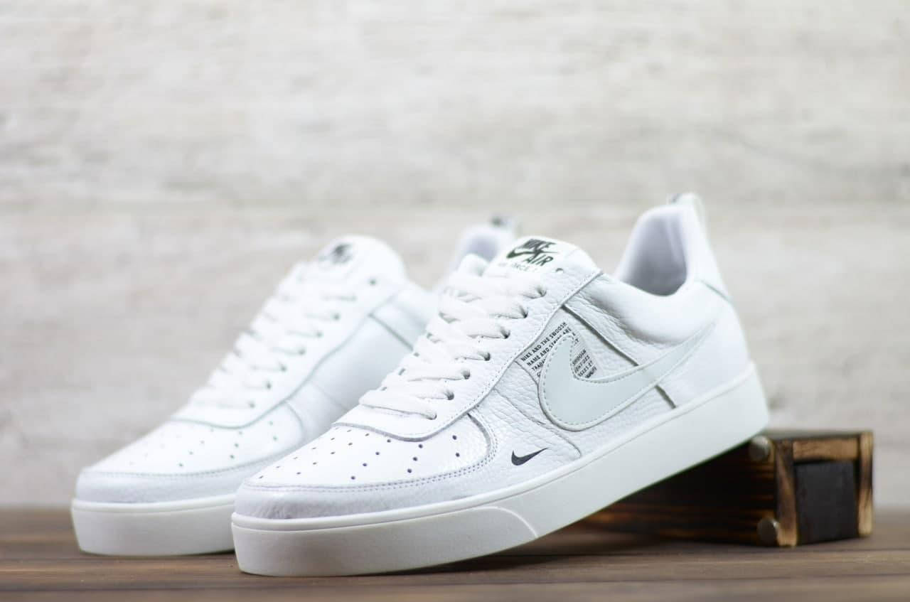 

Кеды Nike мужские, натуральная кожа, кроссовки Найк, Польша 43, Белый