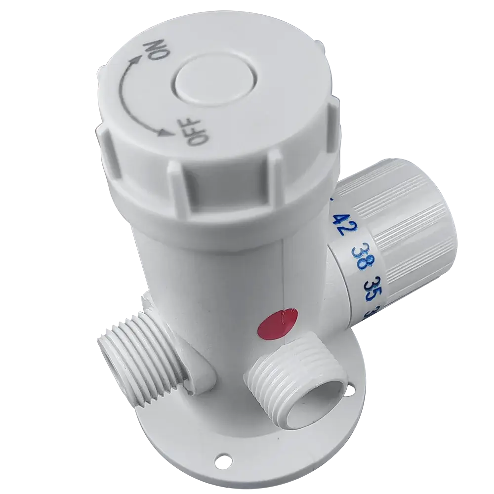 

Термостатичный смесительный клапан Economy 20-50 °С (1/2″), Белый