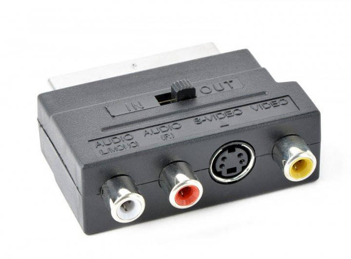 

Адаптер аудио-видео переходник HLV 3009 SCART-S-Video/3xRCA Black
