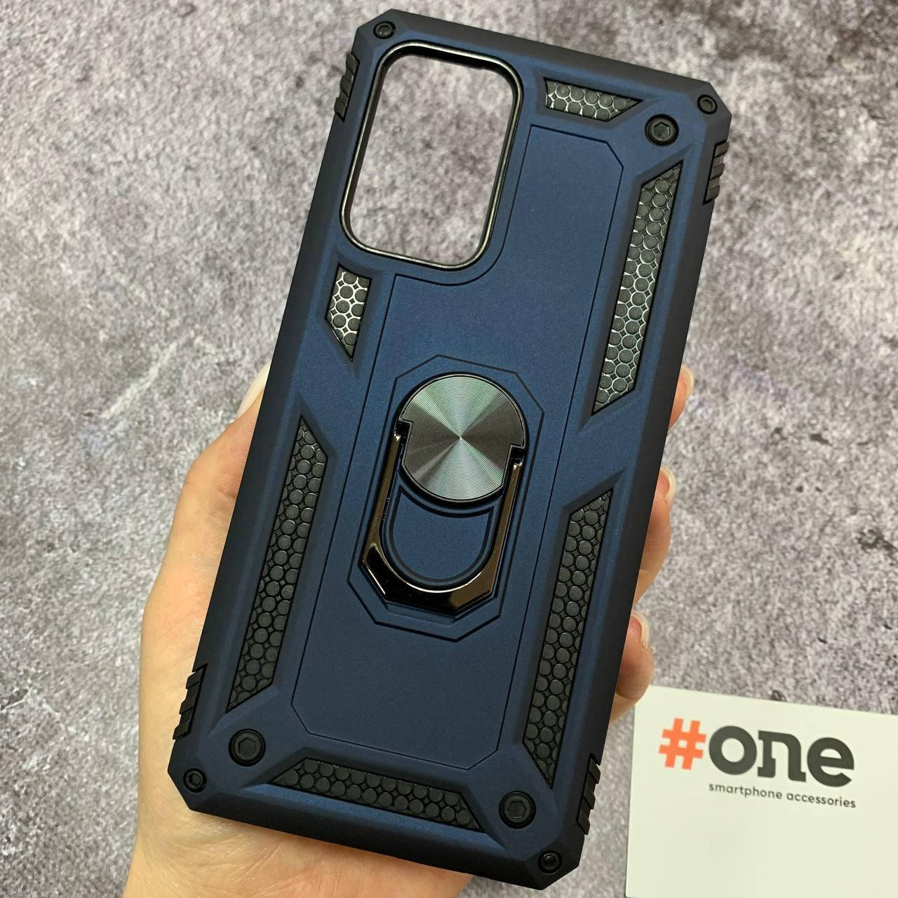 

Чехол для Samsung Galaxy A52 противоударный с кольцом подставкой бронь чехол на телефон самсунг а52 синий MGN