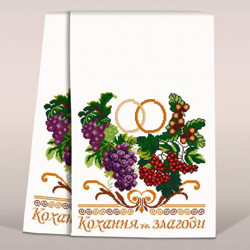 

Свадебный рушник Дуб, калина. Повна скриня. Схема для вышивания бисером