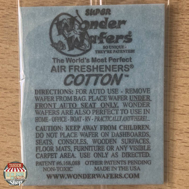 

Ароматизатор в пластинке Wonder Wafers Cotton, 50 x 65 мм Коттон