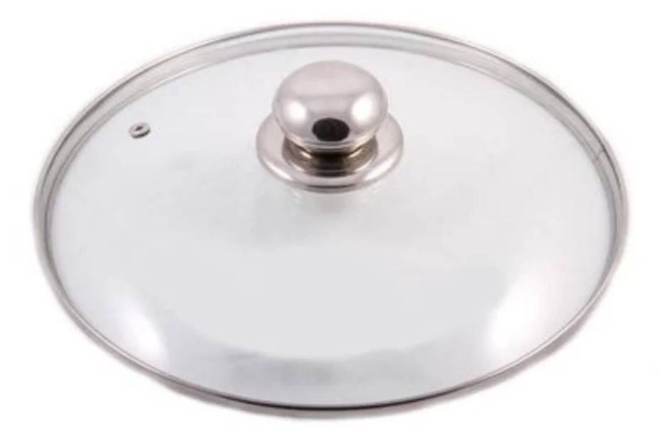 

BN-1009 Стеклянная крышка с ручкой 32CM, Прозрачный