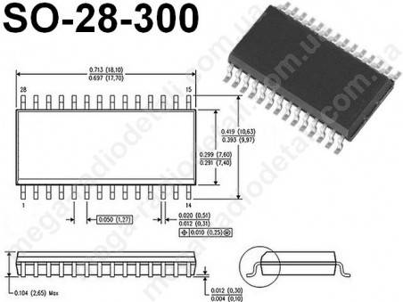 

Микросхема HT1628B SOP-28