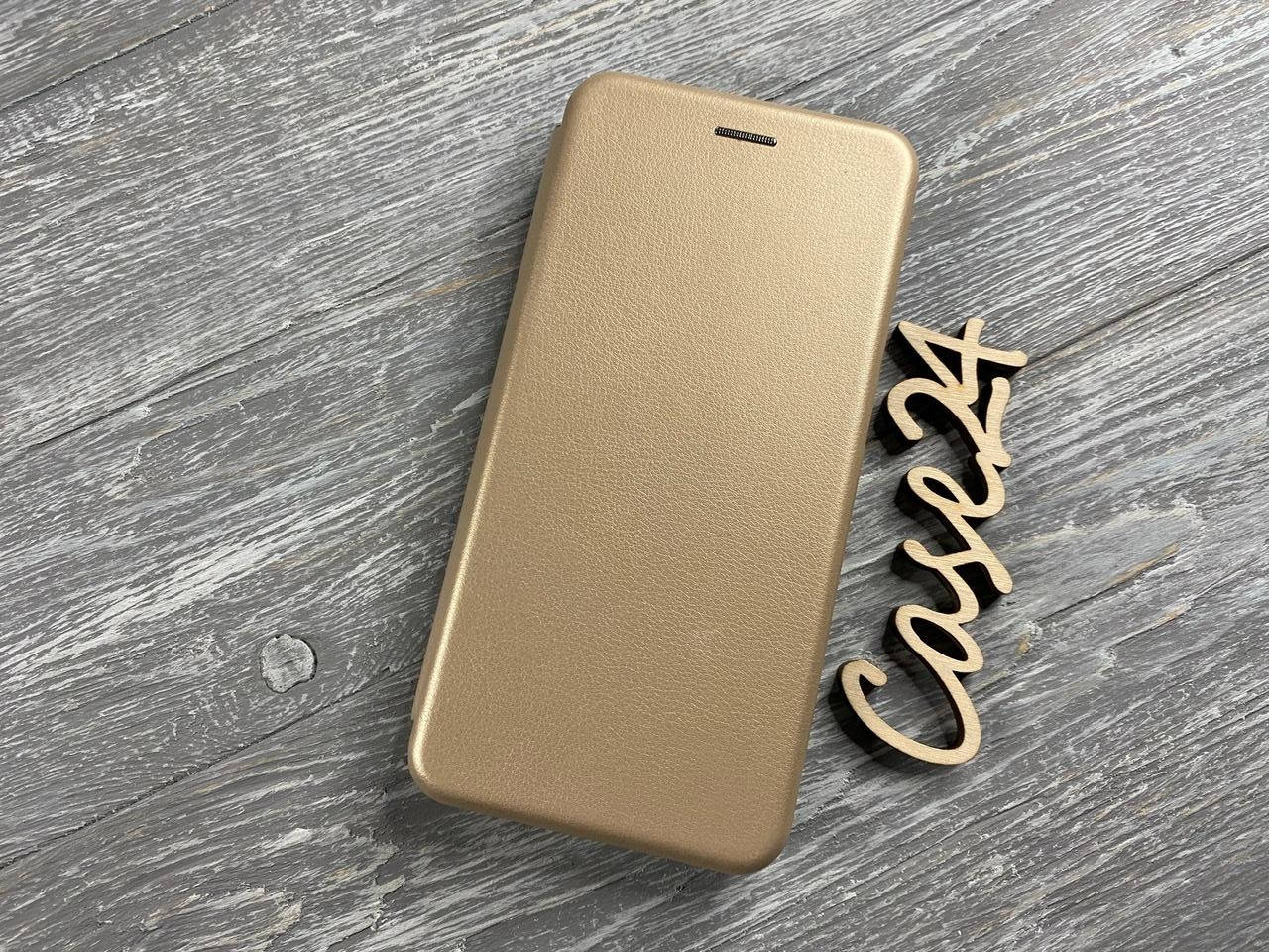 

Кожаный чехол книжка Elegant на Xiaomi Poco M3 (7 цветов) золотистый