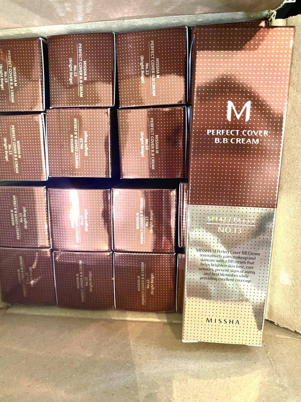 

BB крем с идеальным покрытием Missha Perfect Cover BB Cream SPF42/PA++ No.13, 50 мл