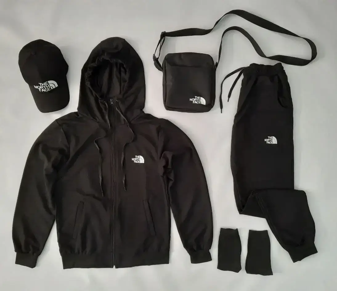 

4 в 1 Спортивный костюм The north face мужской +кепка +барсетка +носки