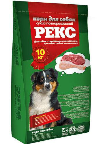 

Корм для собак средней активности Рекс, 10кг - O. L. KAR