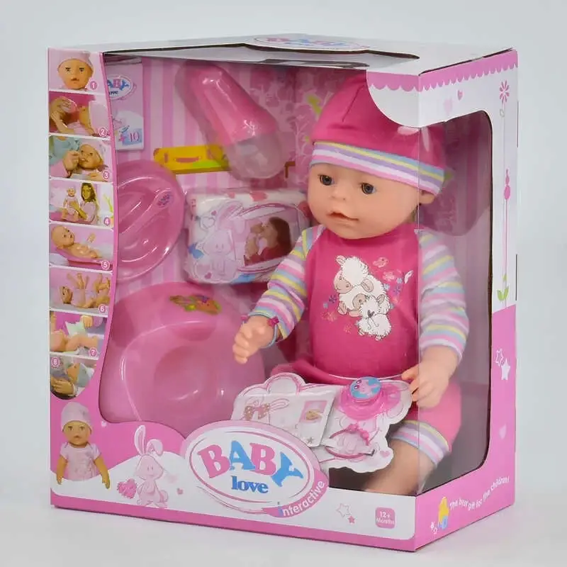 

Детский Пупс игрушечный для ребенка функциональный BL 023 I 8 функций, с аксессуарами
