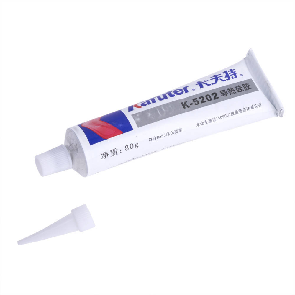 

Клей силиконовый теплопроводный K-5202 [80г] (Kafuter)