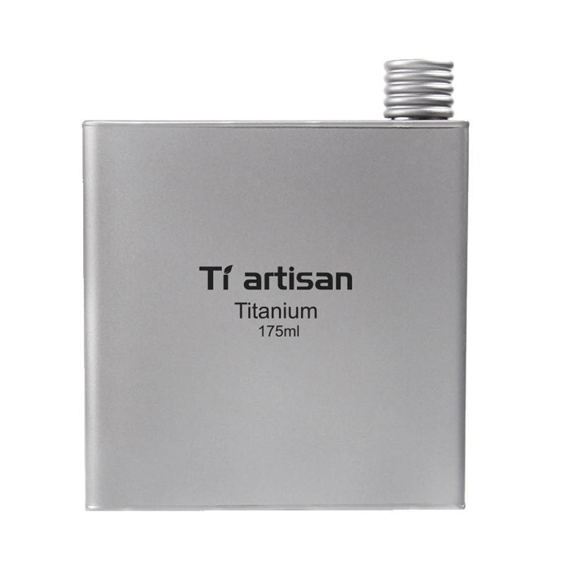 

Титановая фляга Tiartisan на 175 мл. для алкогольных напитков. Фляга из титана Ta8602