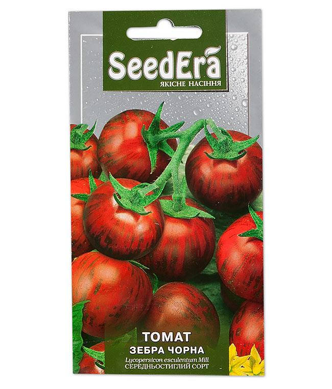 

Семена Томат индетерминантный Зебра Черная 0,1 грамма SeedEra