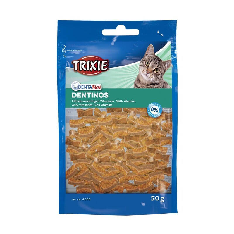 

Лакомство для кошек Trixie Denta Fun Dentinos, 50 г Акция