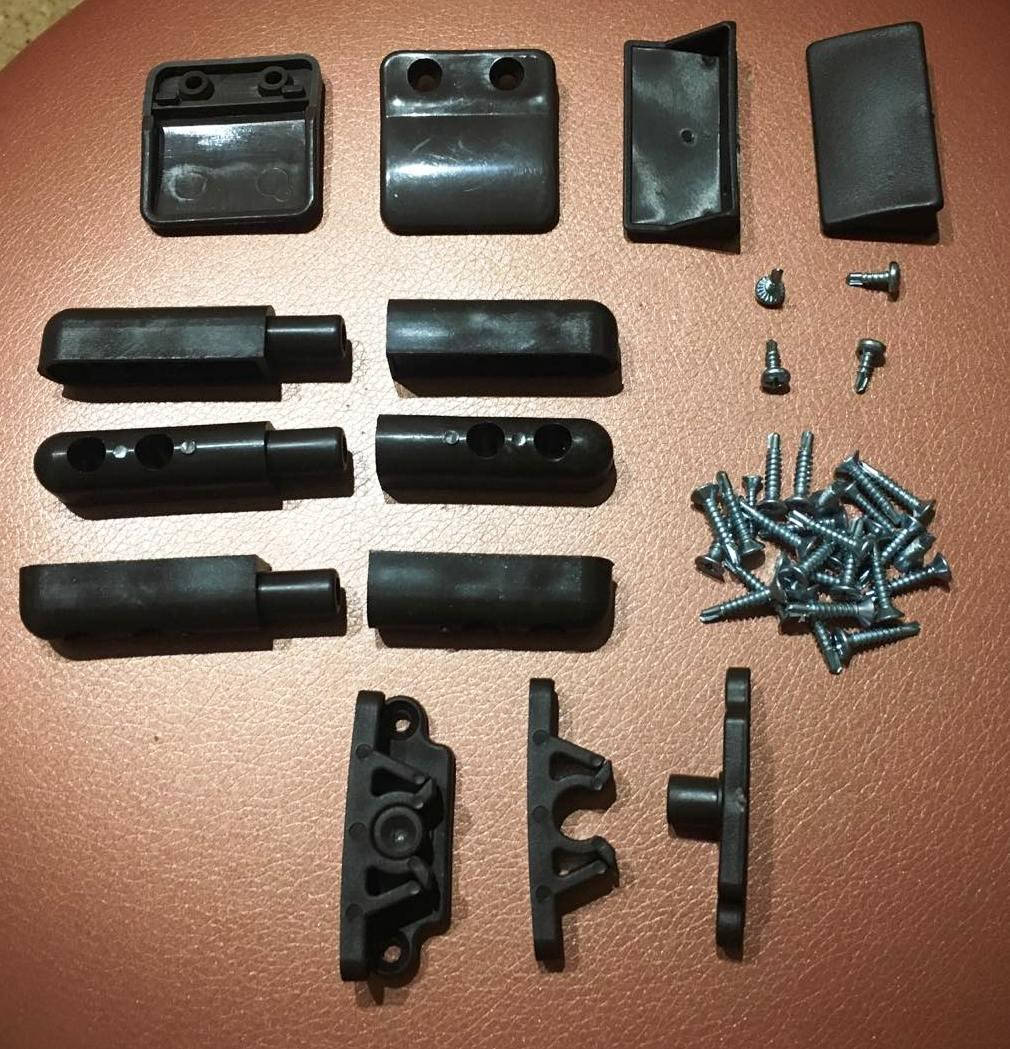 

Крепления для дверной москитной сетки комплект коричневый