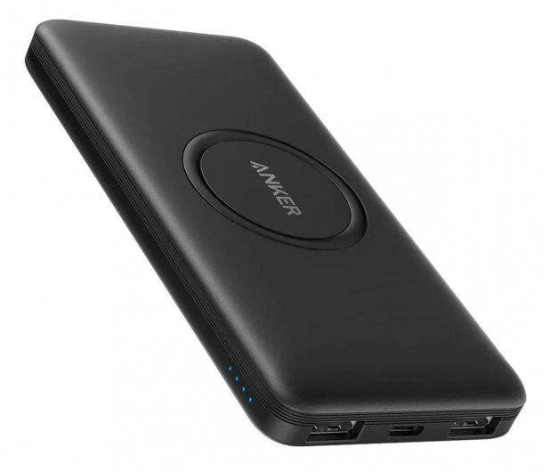 

Anker PowerCore Wireless 10000mAh (Індукція 5W, USB 3.0) ( A1615H11)