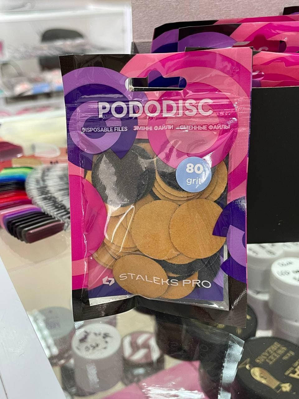 

Сменные файлы для педикюрного диска 80 грит STALEKS PRO PODODISC M 50
