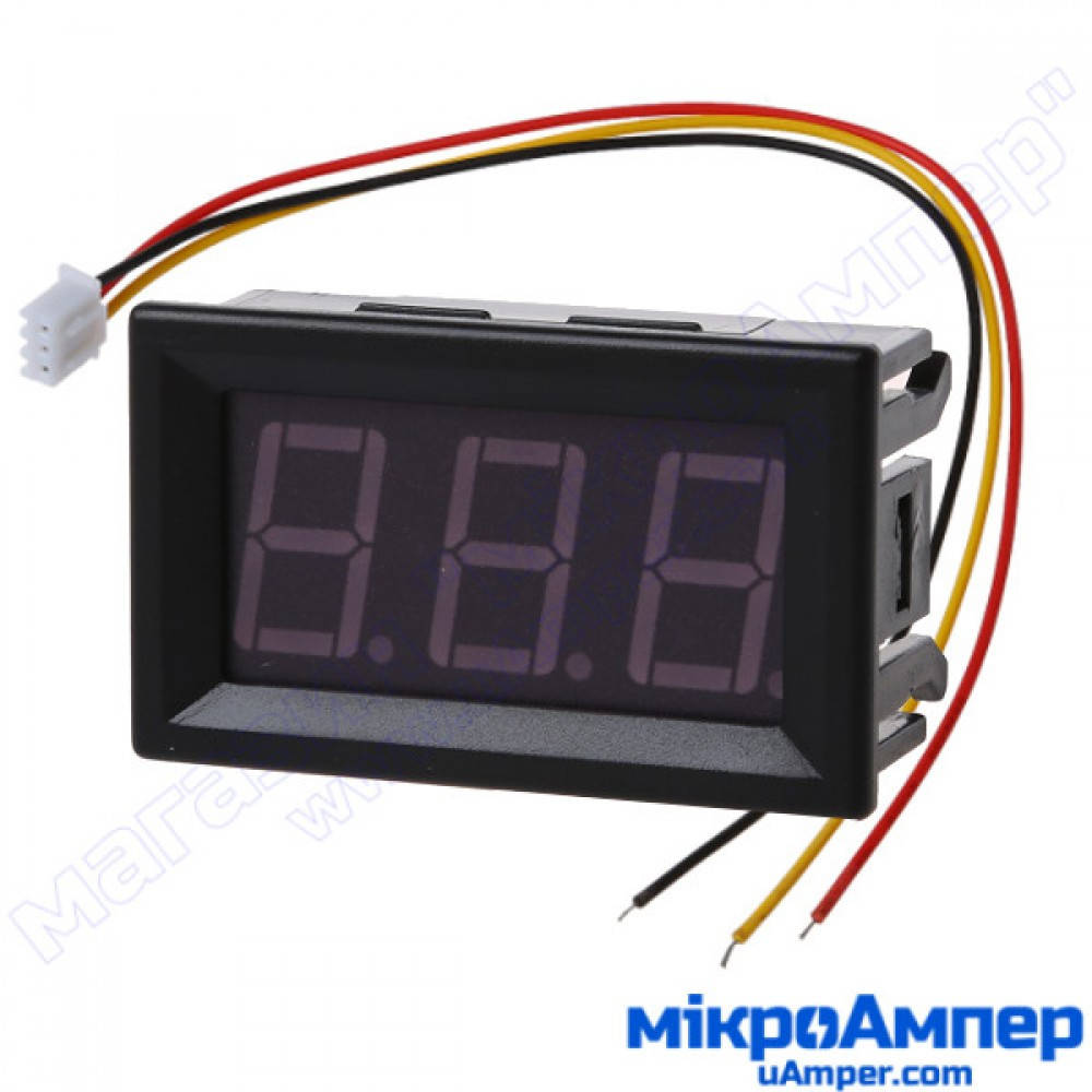 

Вольтметр 0-99.9В DC (зелені цифри)