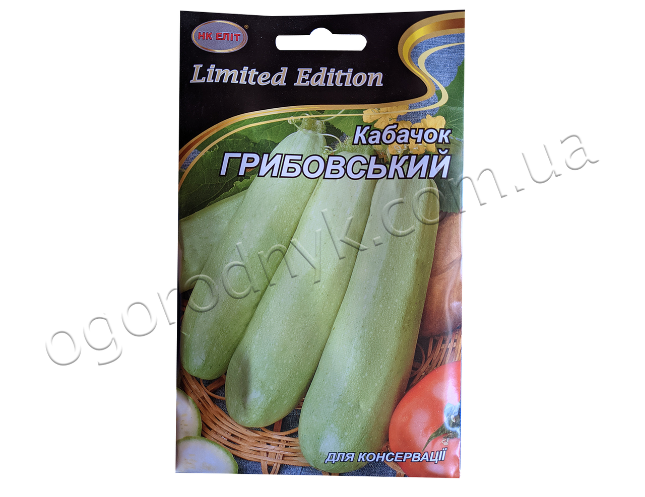 

Насіння кабачків Грибовський 20г ТМ ЕЛІТ